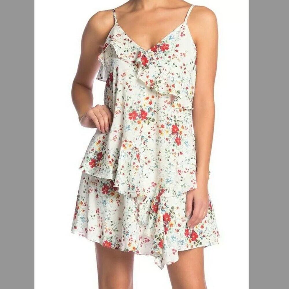 Parker Spring Ditsy Floral Dress Size M NWT